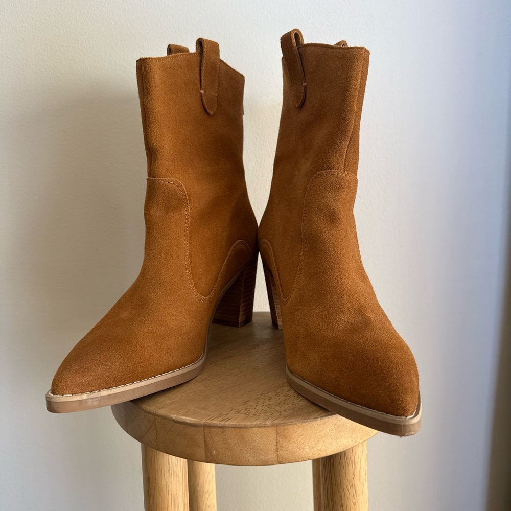 Splendid Raquel Western Boots - Chesnut